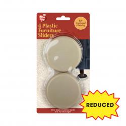 3.5inch PLASTIC FURNITURE SLIDERS 4pk