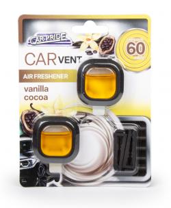 CAR AIR FRESHENER TWIN PK VANILLA COCOA 4ml