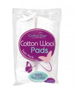 80 PACK ROUND COTTON WOOL PADS