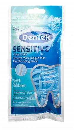 DENTEK SENSITIVE CLEAN FLOSS PICKS 36PKS
