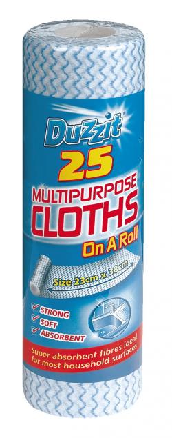 M-P CLOTHS ON ROLL 25pk