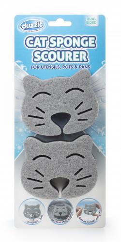 CAT SPONGE SCOURER 2pk
