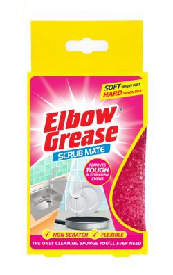 ELBOW GREASE SCRUB MATE PINK 1PK CS