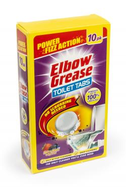 ELBOW GREASE TOILET TABLETS 10 X 30G - BERRY