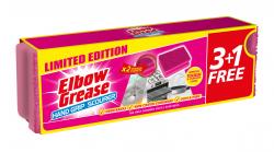 ELBOW GREASE PINK SCOURER 4PK