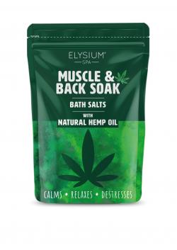 MUSCLE & BACK SOAK WITH HEMP SEED OIL 450G