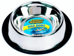 ANTI-SKID DOG BOWL STEEL 340ML