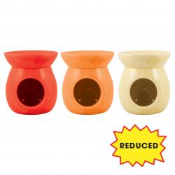 CERAMIC OIL BURNERS 3 ASSORTED