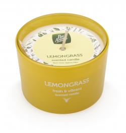 85G COLOURED JAR CANDLE - LEMONGRASS