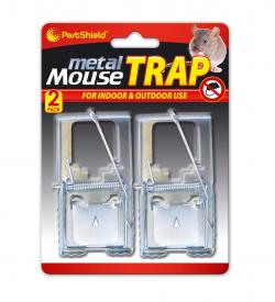 METAL MOUSE TRAPS 2pk