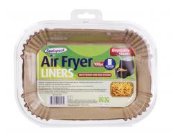100PK AIR FRYER LINER PAPER RECTANGLE 14CM
