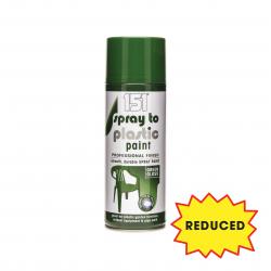 SPRAY TO PLASTIC PAINT GREEN GLOSS 400ML